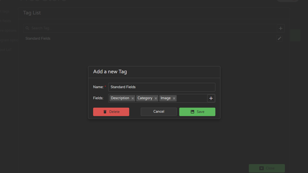Tags